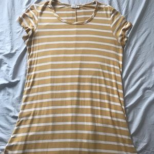 Stripe swing dress